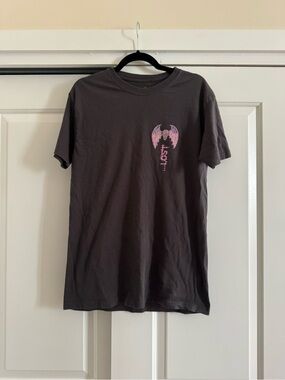 Lost Enterprises Dark Grey Graphic T Shirt, Streetwear Size M